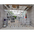 Retractable Folding Gate Factory Direct Sales Automatic Stainless Steel Luxury Retractable Folding Gate for Courtyard